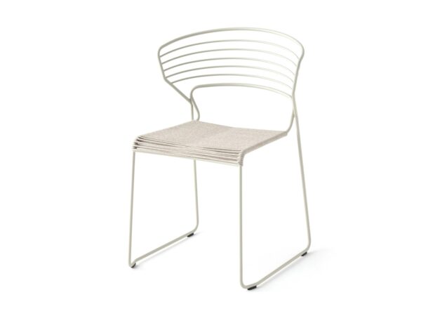 Stuhl aus Polyester mit Kufengestell | Desalto | Koki Wire - Image 4
