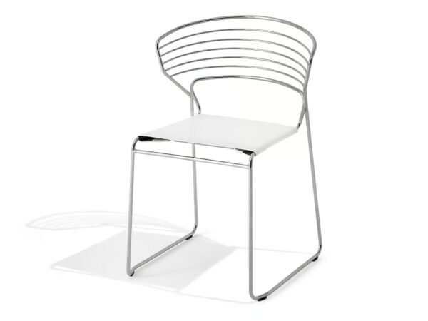 Stuhl aus Stahl | Desalto | Koki Wire