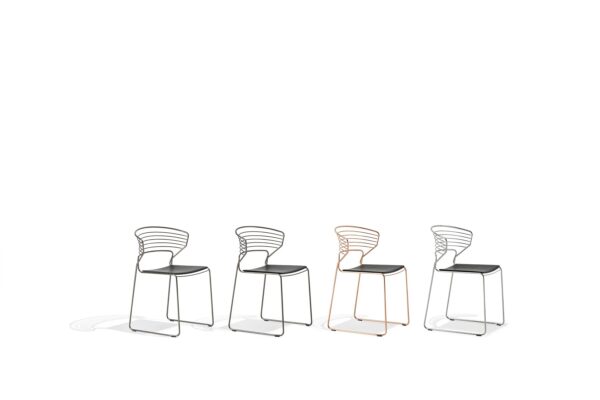 Hocker aus Stahl | Desalto | Koki Wire - Image 10