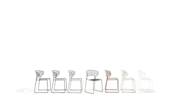 Hocker aus Stahl | Desalto | Koki Wire - Image 7