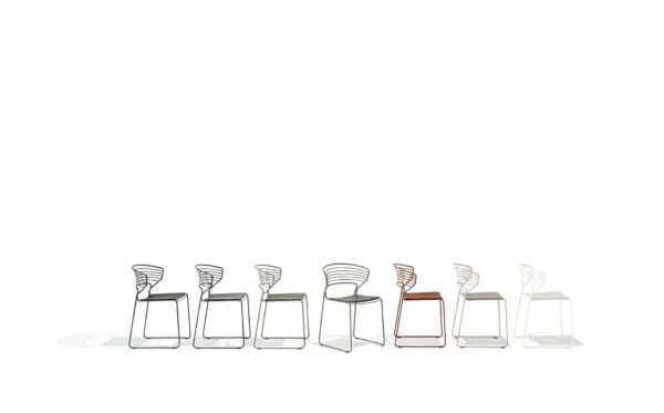 Hocker aus Stahl | Desalto | Koki Wire - Image 8