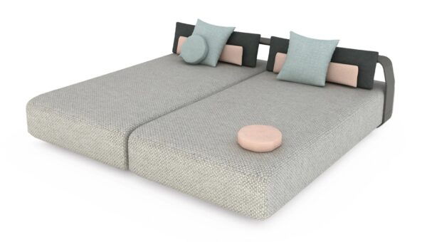 Loungebett aus Stoff | MANUTTI | Kumo - Image 3