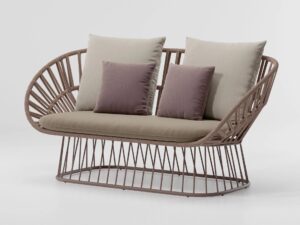 2-Sitzer Gartensofa | Kettal | Cala