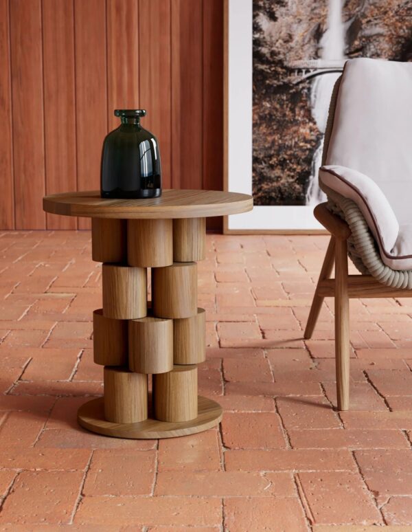 Runder Garten-Beistelltisch aus Teakholz | Kettal - Image 4
