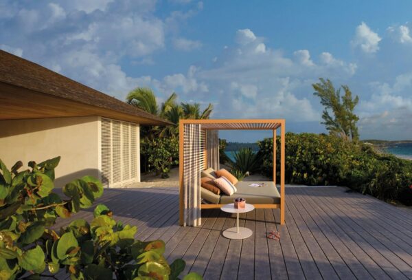 Verstellbares Loungebett mit Baldachin | Kettal | Landscape - Image 4