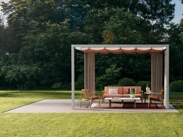 Gartenpavillon mit Sitzbank | Kettal | Pavilions