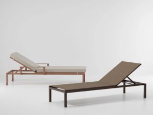 Stapelbarer Gartenliege aus Stoff | Kettal | Landscape