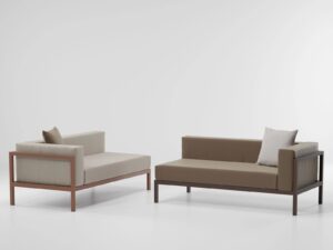 Modulares Gartensofa aus Stoff | Kettal | Landscape