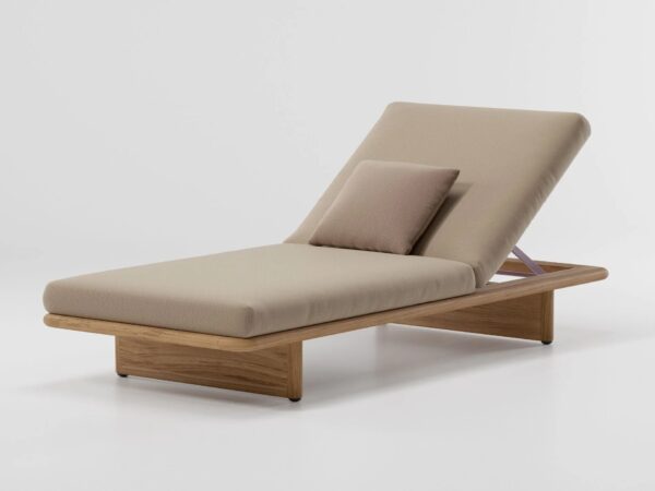 Verstellbarer Gartenliege aus Stoff | Kettal | Mesh