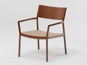 Loungesessel aus Aluminium mit Armlehnen | Kettal | Passage