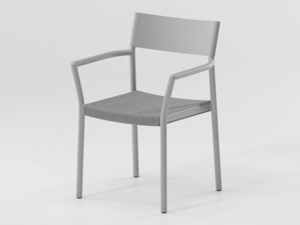 Stuhl aus Aluminium mit Armlehnen | Kettal | Passage - Image 2