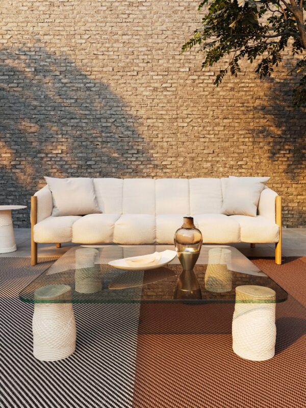 3-Sitzer Gartensofa aus Stoff | Kettal | Plumon - Image 7