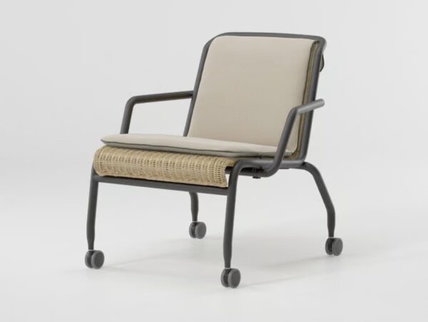 Loungesessel aus Rattan mit Rollen | Kettal | Eolias