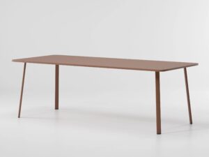 Rechteckiger Gartentisch aus Aluminium | Kettal | Village