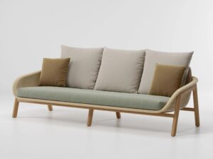 Gartensofa aus synthetischer Faser | Kettal | Vimini