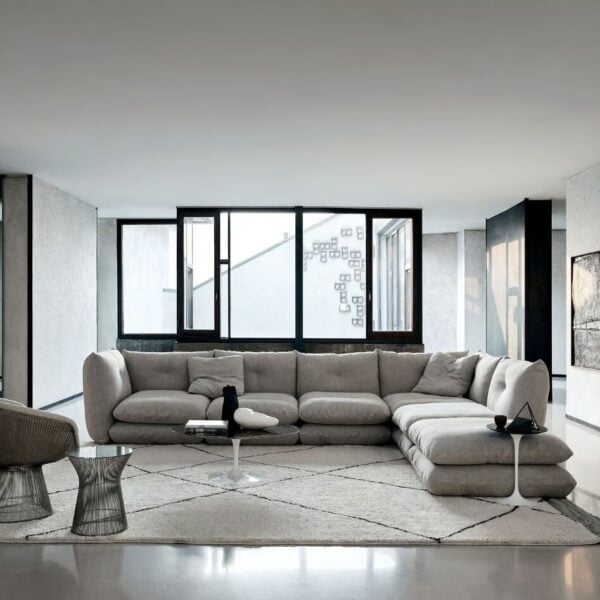Modulares Sofa aus Stoff mit abnehmbarem Bezug | Knoll - Image 7