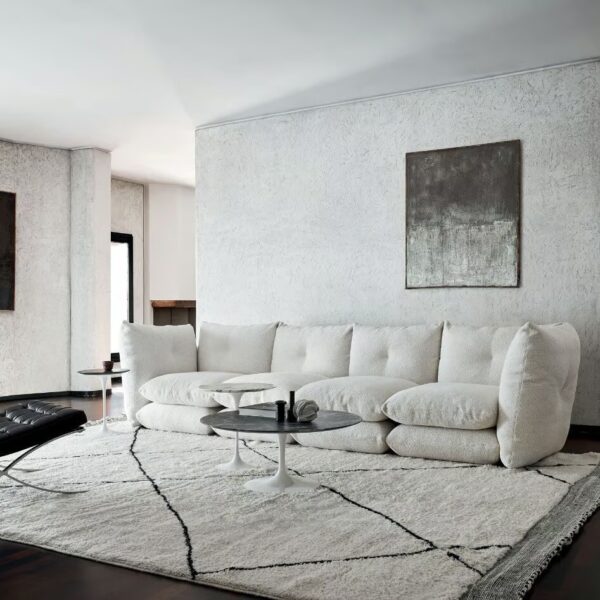 Modulares Sofa aus Stoff mit abnehmbarem Bezug | Knoll - Image 4