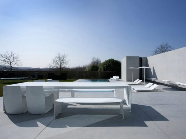 Rechteckiger Tisch aus Aluminium | MDF Italia - Image 5