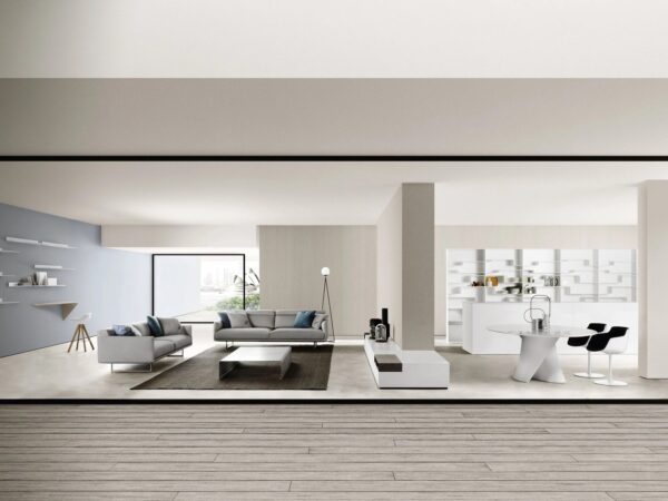 Niedriger Couchtisch aus Aluminium | MDF Italia - Image 3