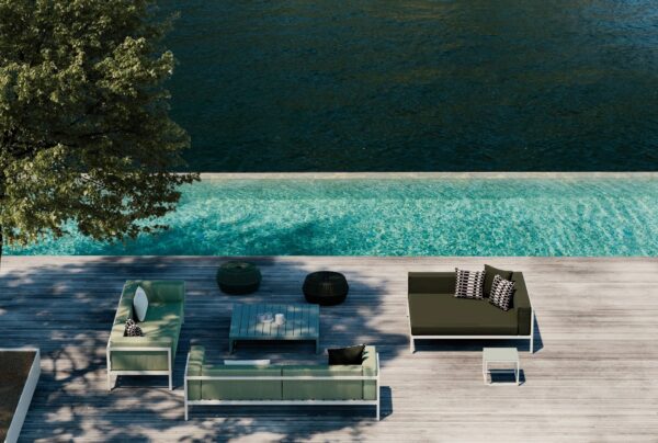 Loungebett aus Stoff | Kettal | Landscape - Image 4