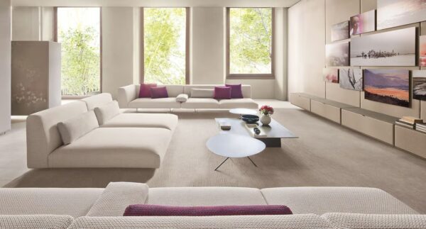 Niedriger runder Couchtisch | Paola Lenti - Image 6