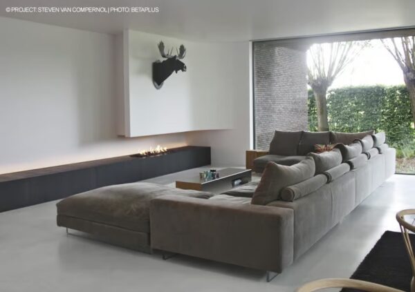 Wohnlandschaft aus Stoff mit Aufbewahrung | Flexform | Lightpiece - Image 5