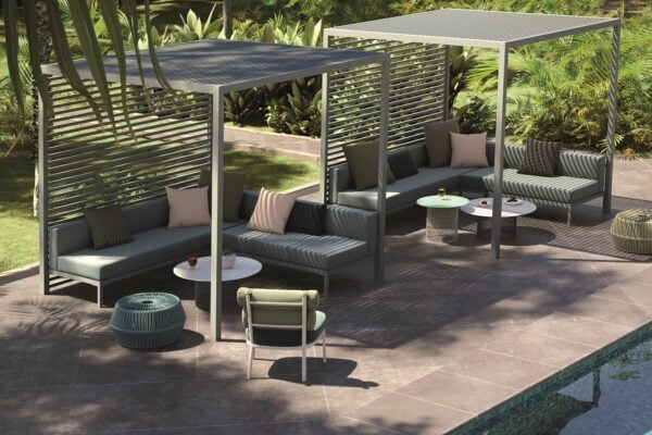 Gartenpavillon mit Sitzbank | Kettal | Pavilions - Image 4