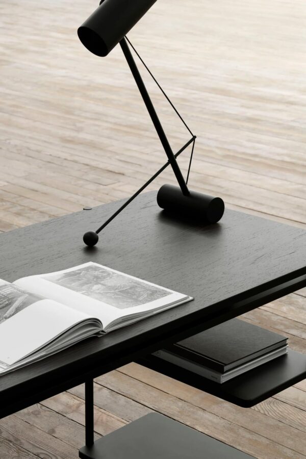 Rechteckiger Schreibtisch aus Holz mit Regalaufsatz | Living Divani | Aero - Image 7