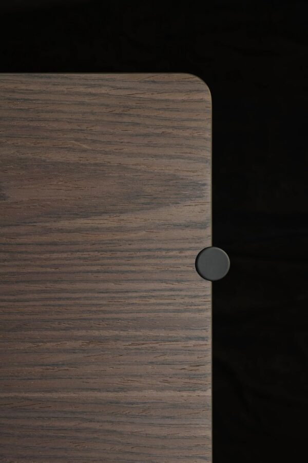 Rechteckiger Schreibtisch aus Holz mit Regalaufsatz | Living Divani | Aero - Image 9