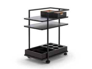 Servierwagen für Gerichte aus Holz | Living Divani | Aero