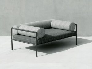 Sessel aus Stoff mit abnehmbarem Bezug mit Armlehnen | Living Divani | Agra