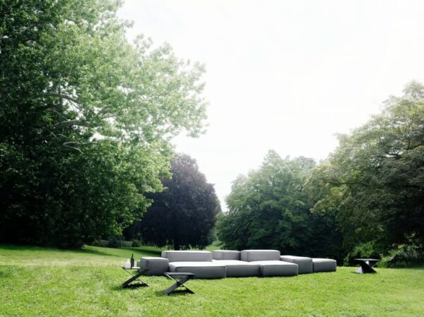 Niedriger Hocker aus Leder | Living Divani - Image 3
