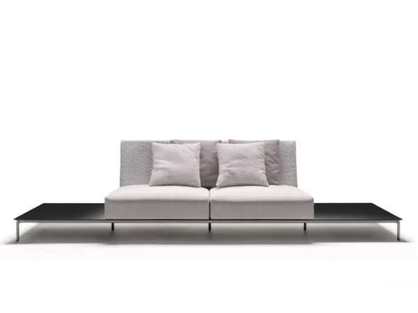 Modulares 2-Sitzer Gartensofa aus Stoff | Living Divani | Balestro 24