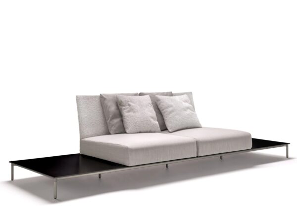 Modulares 2-Sitzer Gartensofa aus Stoff | Living Divani | Balestro 24 - Image 2