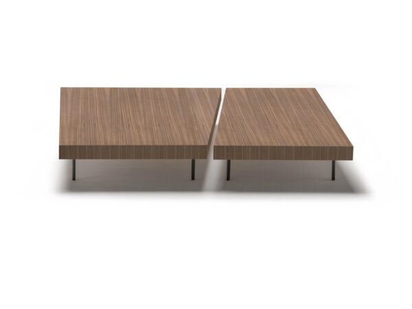 Niedriger Couchtisch aus Holz | Living Divani | Echoo