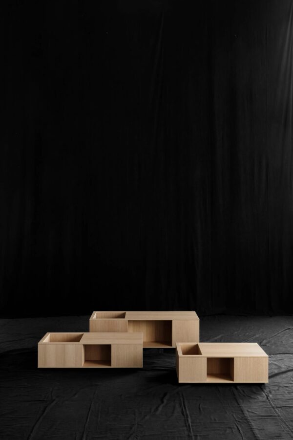 Modularer Couchtisch aus MDF mit Aufbewahrung | Living Divani | Extrasoft - Image 4