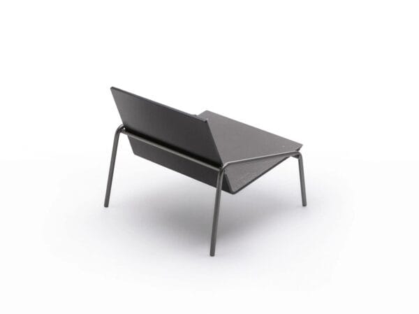Sessel aus Stahl und Holz | Living Divani | Fillet - Image 2