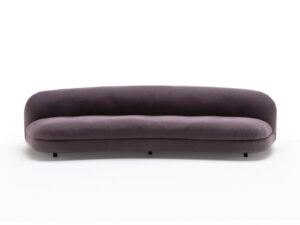 Geschwungenes Sofa aus Stoff | Living Divani | Gala