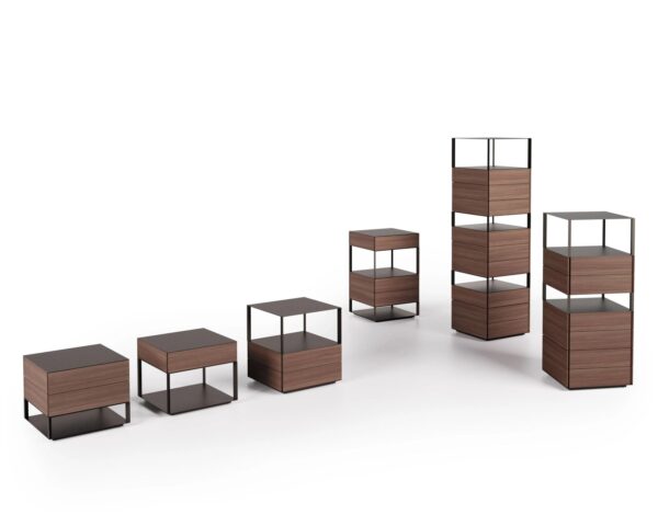 Modulare Kommode aus Stahl und Holz | Living Divani | Halfsquare - Image 2