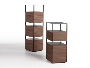 Modulare Kommode aus Stahl und Holz | Living Divani | Halfsquare