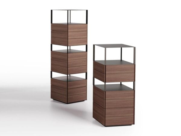 Modulare Kommode aus Stahl und Holz | Living Divani | Halfsquare
