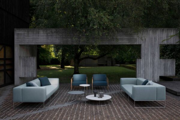 Gartensofa aus Stoff | Living Divani | Ile club - Image 4