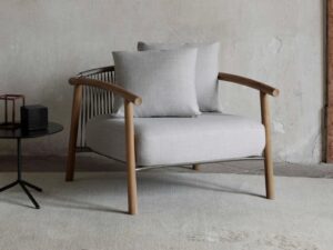 Sessel aus Stoff mit Armlehnen | Living Divani | Kasumi
