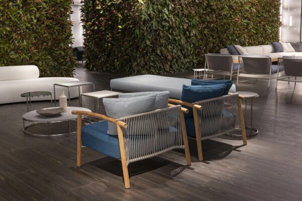 Gartensessel aus Stoff mit Armlehnen | Living Divani | Kasumi - Image 2