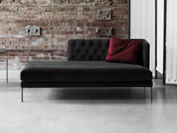 Kapitonierte Tagesliege aus Stoff | Living Divani | Lipp