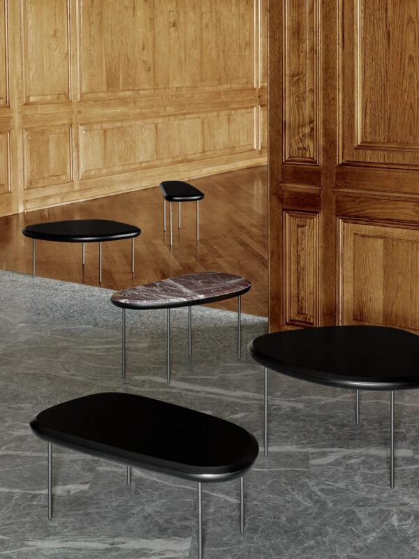 Niedriger Kaffeetisch aus Holz | Living Divani | Pebble - Image 8