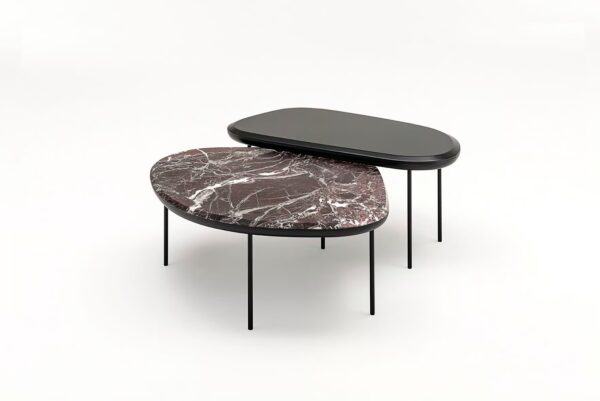 Niedriger Kaffeetisch aus Holz | Living Divani | Pebble - Image 2