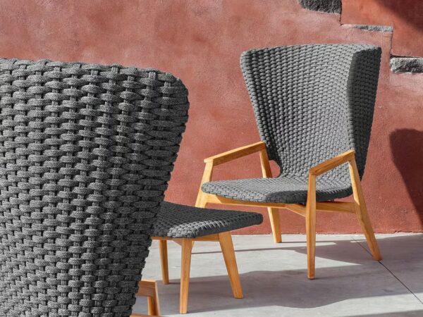 Garten Ohren-Sessel mit hoher Rückenlehne | Ethimo | Knit - Image 2