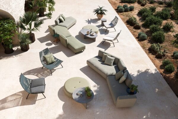 Garten Anbausofa aus Stoff | RODA | Mamba - Image 3