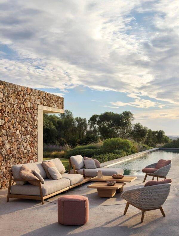 Garten Anbausofa aus Teakholz | MANUTTI | Muyu - Image 8